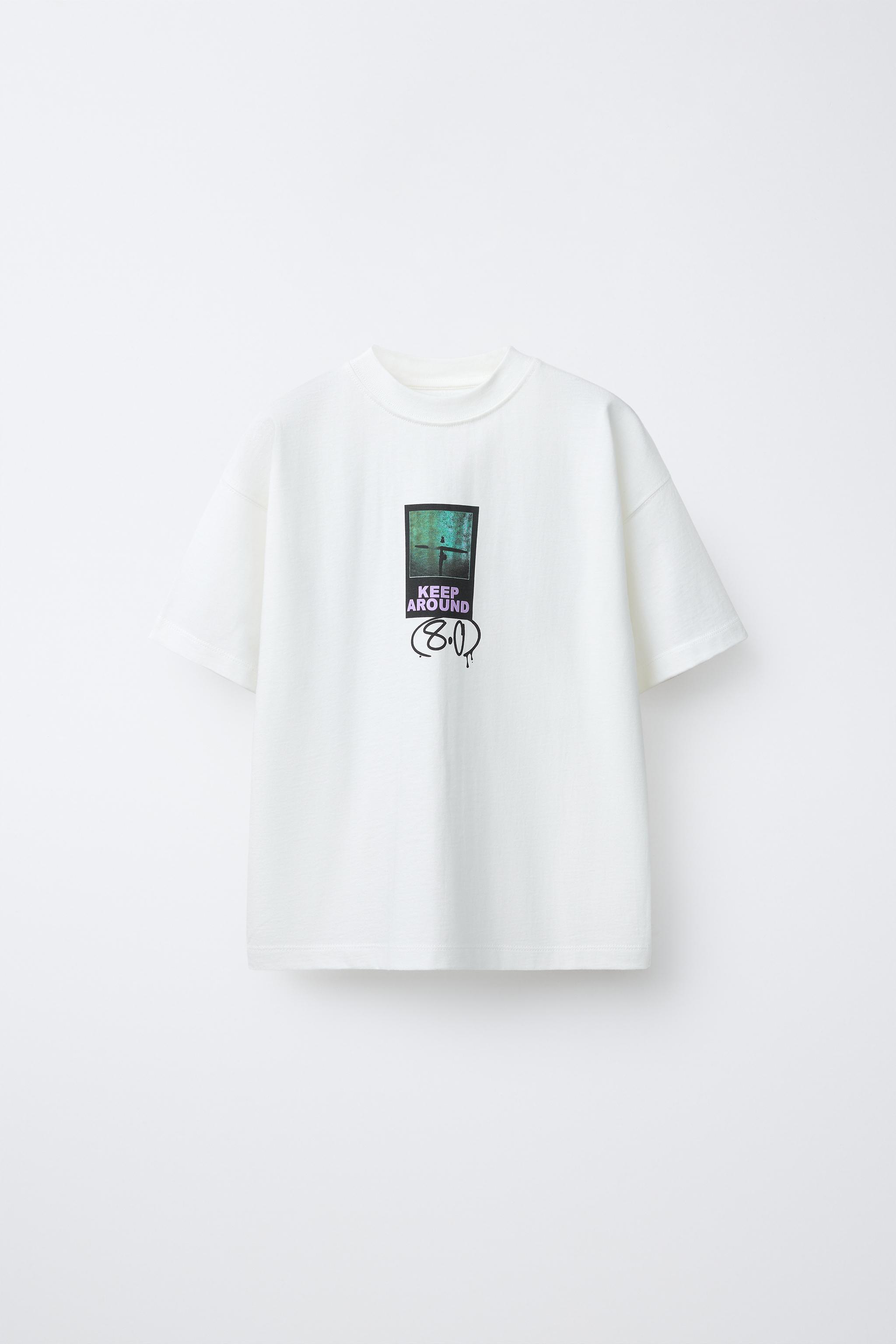 T-SHIRT IMPRIMÉ GRAFFITI